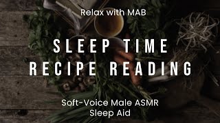 Reading Recipes to Help You Sleep - ASMR Sleep Aid Soft Male Voice M4A screenshot 3
