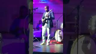 Rock Dellura On Guitar During The Jam Session Interpreting Ha Deva By Jimmy Dludlu And Improvising