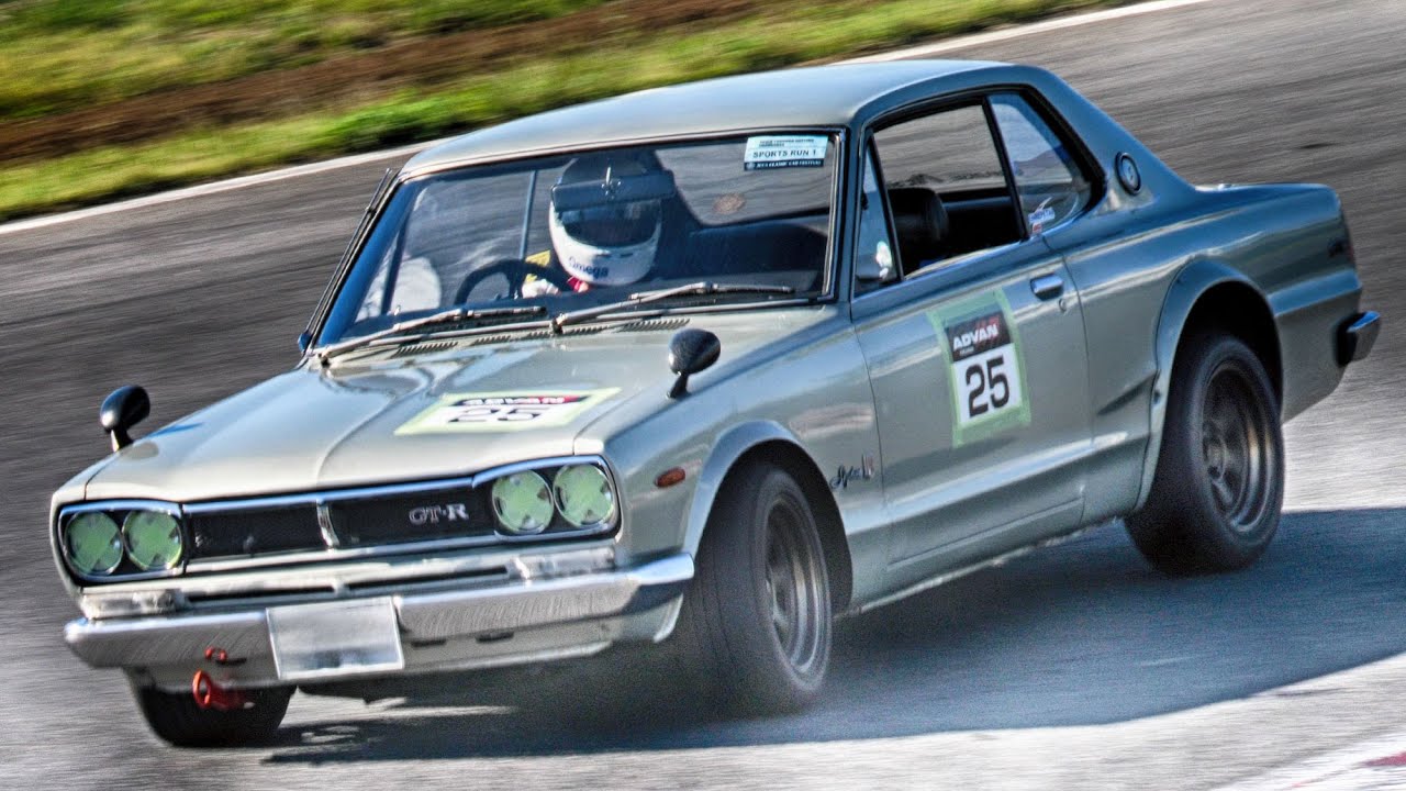 ハコスカ SKYLINE 2000GT-R の咆哮！サウンド最高！【Cars and