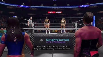 WWE 2K22: Universe Mode Tag Team Cutscene ( Women