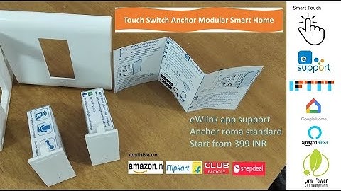 Touch WIFI  Switch How to Connect With Google Home PINC Technology
