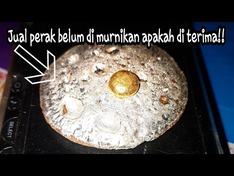 KITA COBA JUAL PERAK TANPA DI MURNIKAN  apakah LAKU/SEKALIAN JUAL EMAS