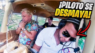 BROMA A MI AMIGO SE DESMAYA EL PILOTO DE LA AVIONETA *se pone a rezar*