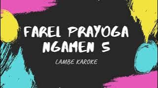 Farel Prayoga karoke - Ngamen 5 | Tak Sawang Sawang Koe Ganteng Tenan