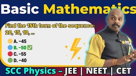 20, 15, 10 శ్రేణిలోని 15వ పదాన్ని కనుగొనండి | అంకగణిత పురోగతి తరగతి 10 | JEE NEET CET గణితం