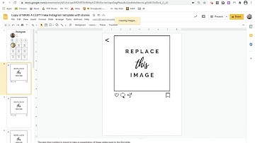 Create an Instagram Like Template with Google Slides