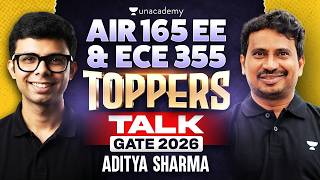 GATE 2026 Topper Talk 🔥 AIR 165 EE & 355 ECE | Aditya Sharma Strategy, Preparation & Success Story