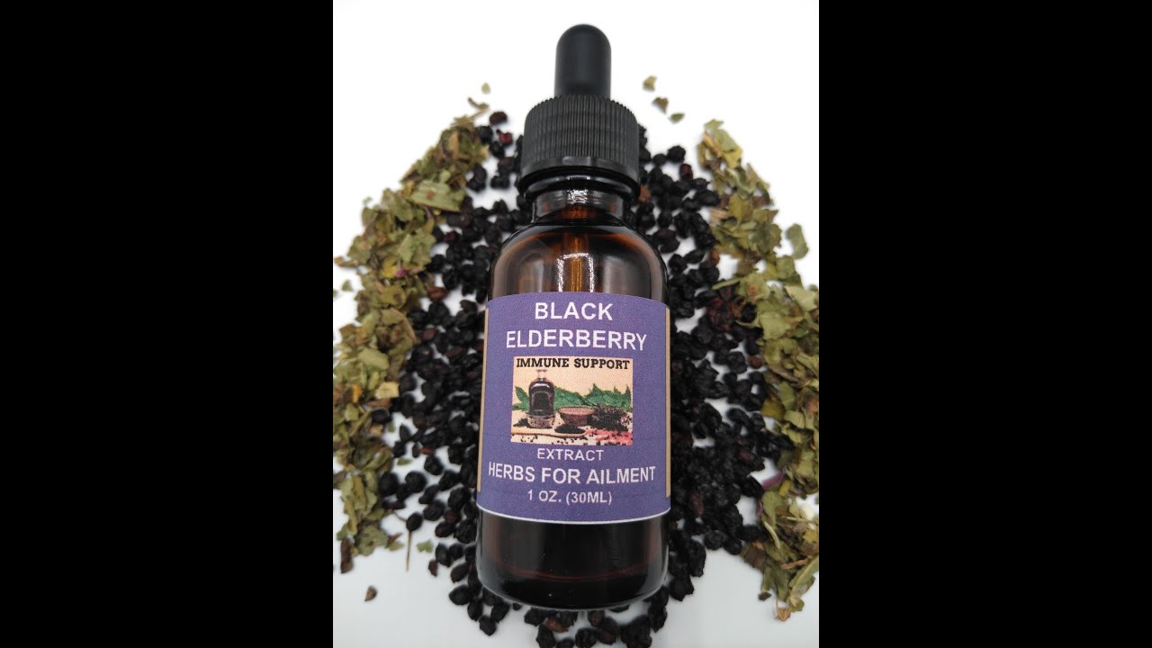 How to Make Medicinal Herbal Elderberry Tincture Master Recipe YouTube