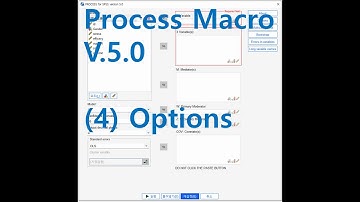 Process Macro V.5.0 : (4) Options