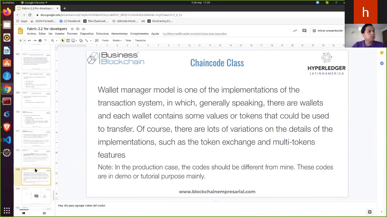 Sesión 6: Curso desarrollador Blockchain en Hyperledger Fabric.