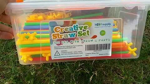 Koolsupply creative straw building set