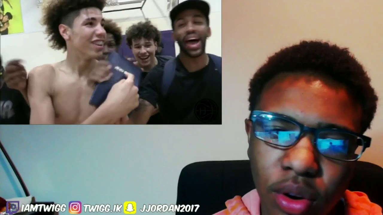 JESSER THE LAZER GETS DUNK ON BY LAMELO BALL AND FALLS REACTION jesser-the-lazer-gets-dunk-on-by-lamelo-ball-and-falls-reaction