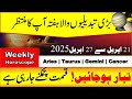 Weekly Horoscope ||Aries| |Taurus| |Gemini| |Cancer| | 21 Apr 2025 to 27 Apr 2025 |