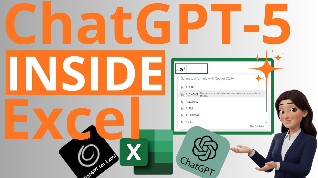 Excel Just Got AI-Powered: 8 ChatGPT Functions You CAN'T IGNORE (2025)
