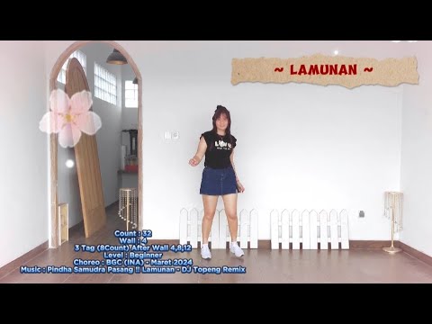 Lamunan Line Dance | Beginner | @wacanabgclinedancegombong9552 - BGC (INA)