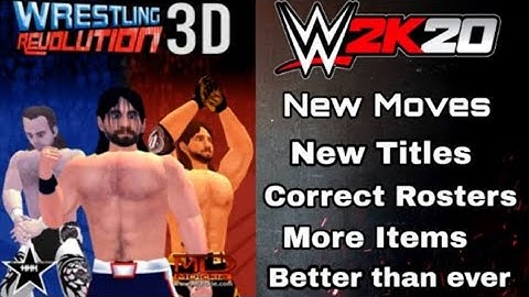 Wr3d 2k20 Mod New Best WWE Game Wr3d 2k On low devices