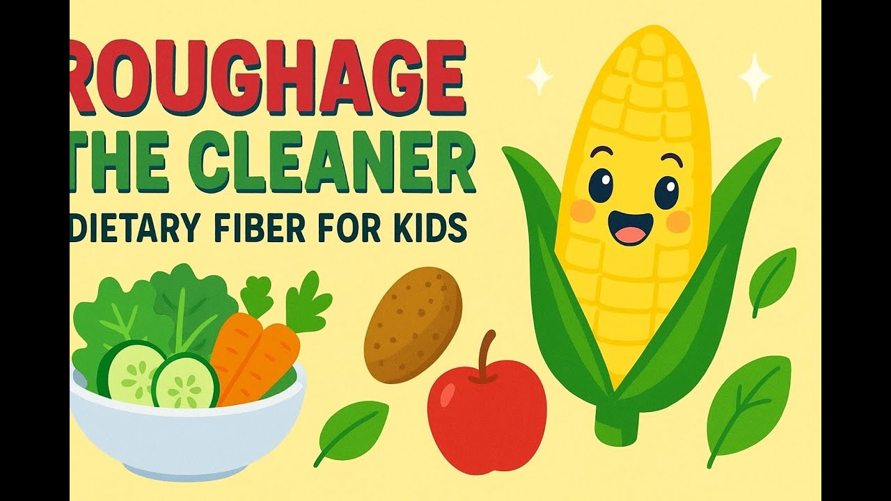 Roughage – The Cleaner | Dietary Fiber for Kids | Ingredients of Food ...