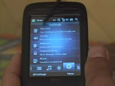 SMARTPHONE TOUCH VIVA WI-FI+WINDOWS MOBILE 6.1+MSN+OFFICE - YouTube