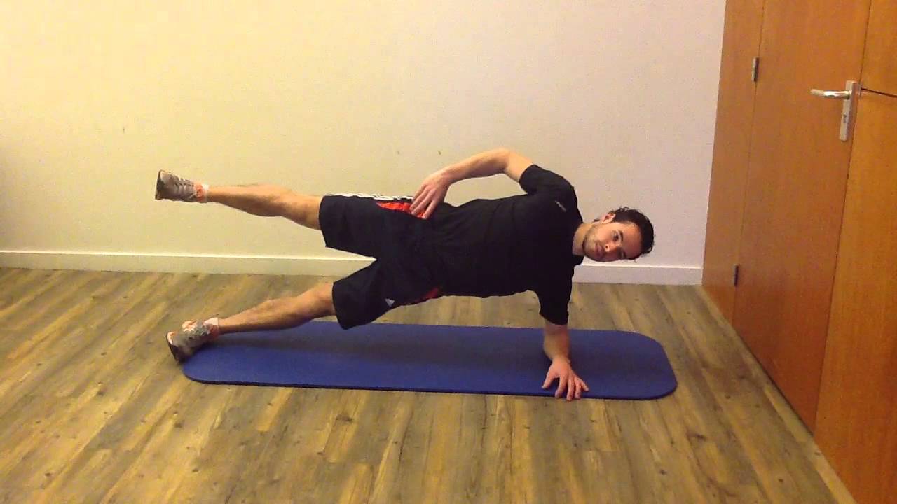 Side bench leg lift YouTube