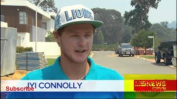 Perth man films close encounter---- with lightning strike -----