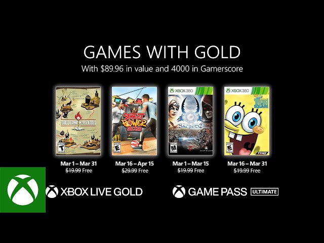 JOGOS GRÁTIS NO XBOX 360 E XBOX ONE MARÇO 2020 XBOX LIVE GOLD