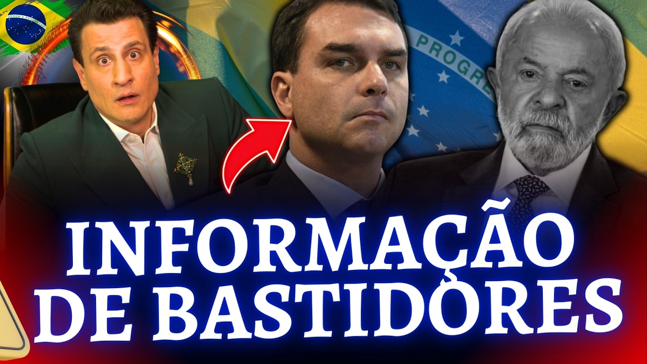 Bomba! Flávio supera Lula e o PT já admite que ele pode desistir
