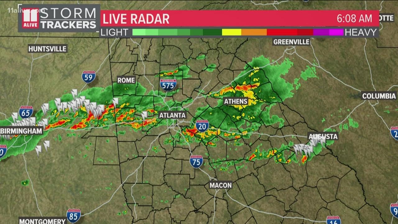 Atlanta Weather | Heavy rain, scattered storms mark Thursday forecast ...