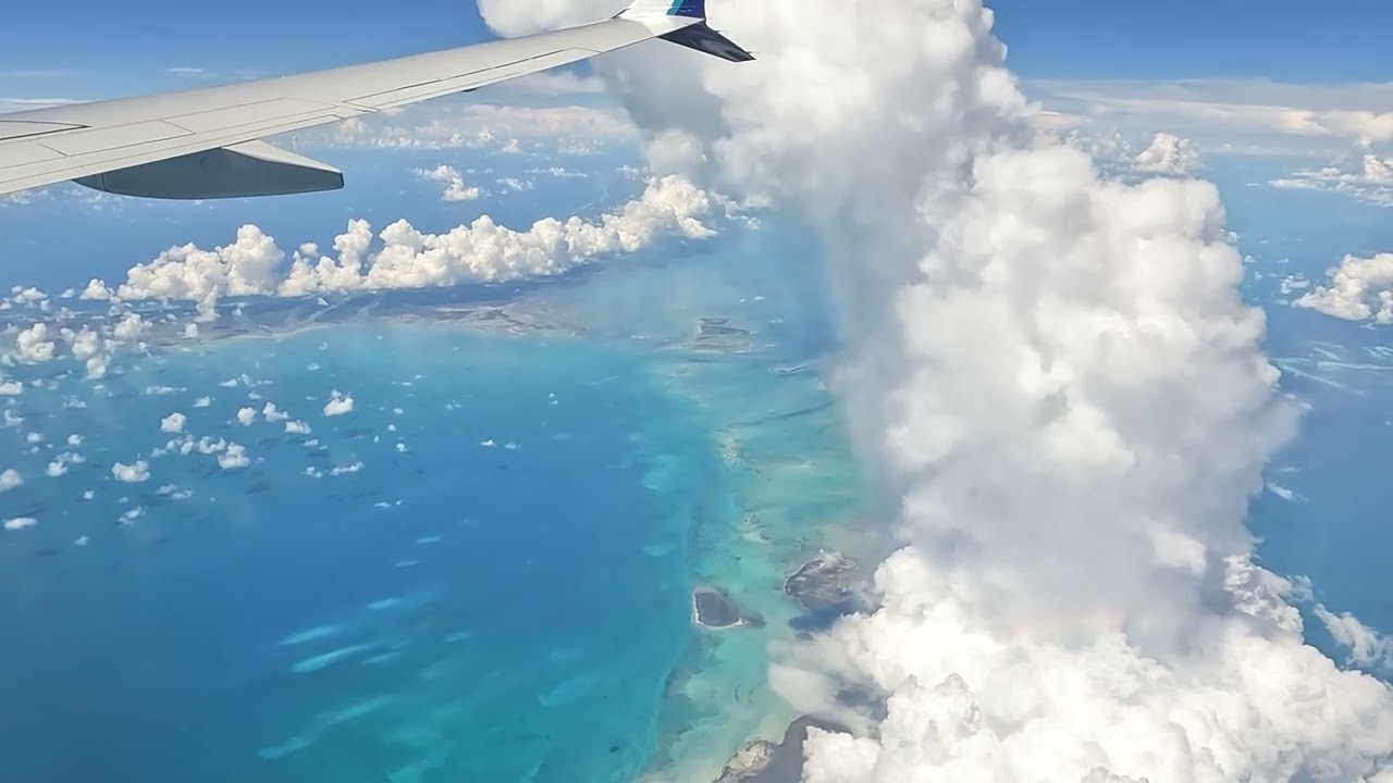 Entering Bahamas on Westjet Flight Toronto to Nassau WS 2754 YouTube