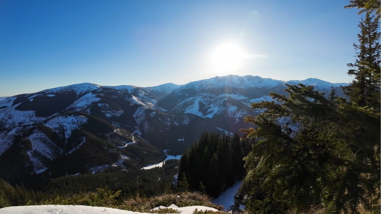 POV hiking in Low Tatras, Slovakia