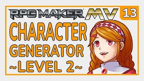 Character Generator [L2_E13] RPG Maker MV Tutorial