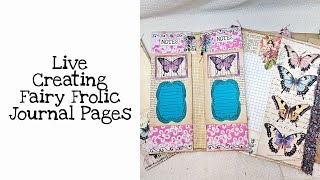 Live Fairy Frolic Tall Journal Pages