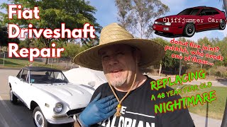 Replacing Classic Fiat Driveshaft & Donut Flex Joint