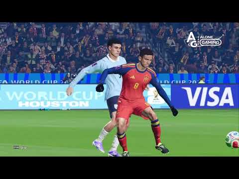PES21 : URUGUAY vs ESPAÑA - Copa Mundial 2026 Simulación Completa del Partido Gameplay de eFootball thumbnail
