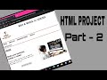 HTML Project 2 || How To Create a Academy web site in html || HTML Tutorial for beginners-Part#37