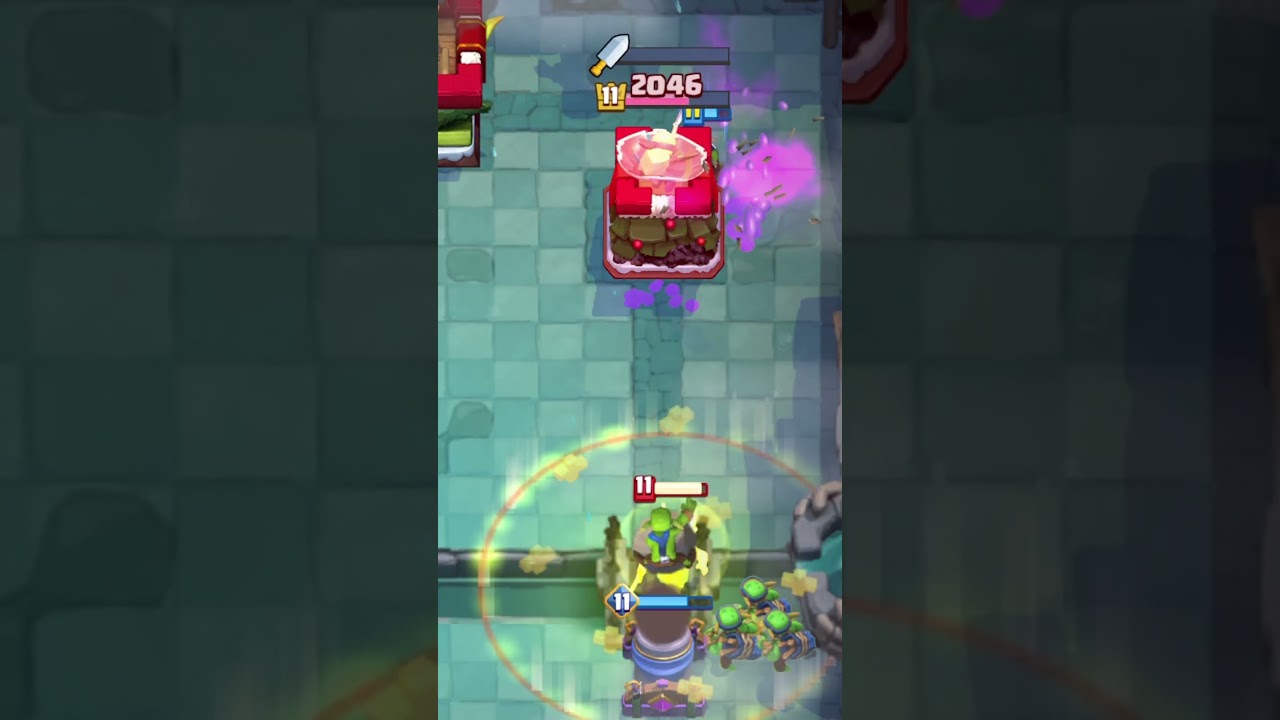 Using A Goblin ONLY Deck In Clash Royale (HARD) #Shorts