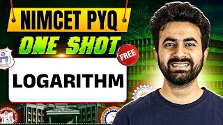 NIMCET Preparation | NIMCET Logarithm PYQ | Logarithm | NIMCET Mathematics | NIMCET Roadmap