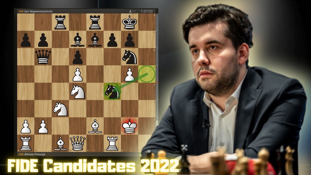 Alireza Firouzja vs Richard Rapport: FIDE Candidates 2022, Madrid ESP 