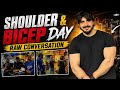 Doctor’s Raw Gym Vlog 🩺 Shoulder & Biceps + Health Reality Check #motivation #doctor #mbbs #fitness