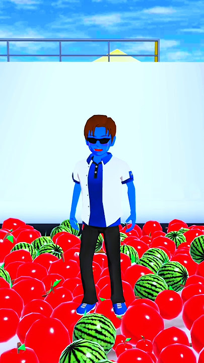 One Two Three 👨‍👦‍👦Learn Number 🤣 With Slide 🦺 #sakuraschoolsimulator #shortsfeed #shorts