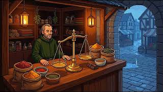 Medieval Spice Merchant’s Shop at First Light | Soft Lute Ambience screenshot 4
