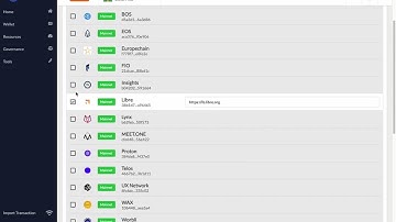 How to Enable Libre Chain in Anchor Wallet