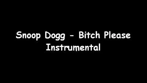 Snoop Dogg - Bitch Please Instrumental