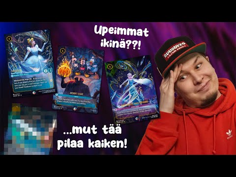 Ränkätään Disney Lorcana Whispers in the Well setin Enchanted -kortit!