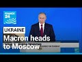 Macron heads to Moscow in bid to ease Ukraine tensions • FRANCE 24 English