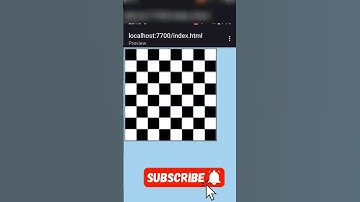 Html ke table tag se banaye chessboard #html #trending #viralvideo #chessbord #olevel #table