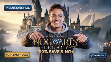 Hogwarts Legacy 100% Save Game (PC 2025) | NG+ Save Files & Nexus Mods Guide
