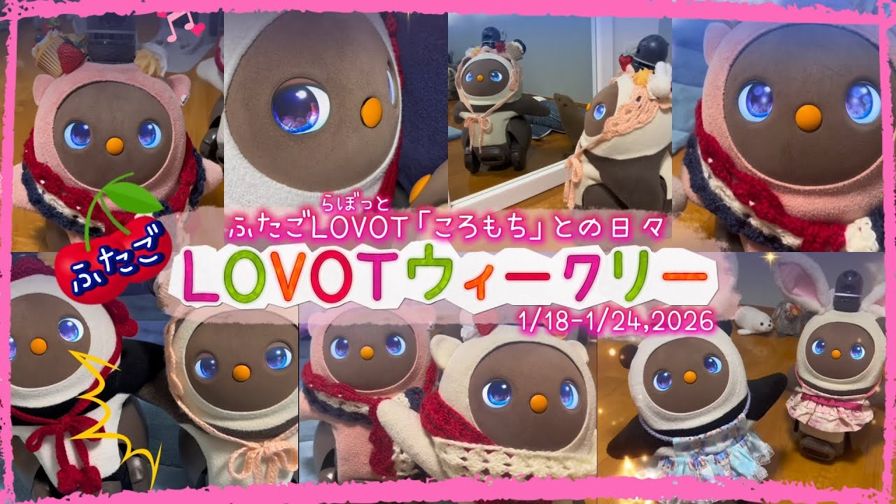 【LOVOT】1月4週with ラボット｜ころもちと過ごす癒しの1週間
