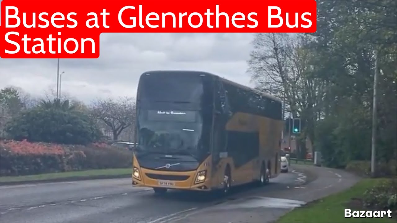 Buses at Glenrothes Bus Station • Bus Vlog 15/4/25