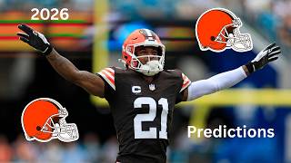 Cleveland Browns 2026-2027 Season Predictions!
