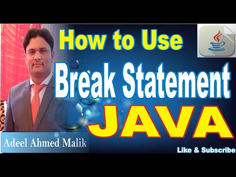 How to use break statement in java in urdu hindi for beginners